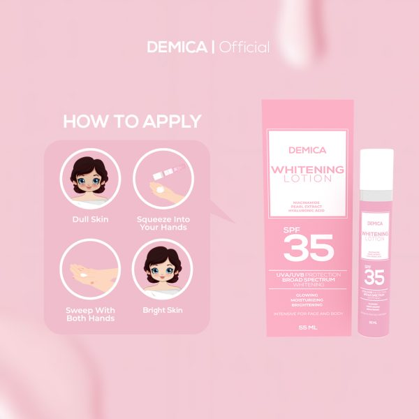 DEMICA WHITENING LOTION 55ML - Image 3