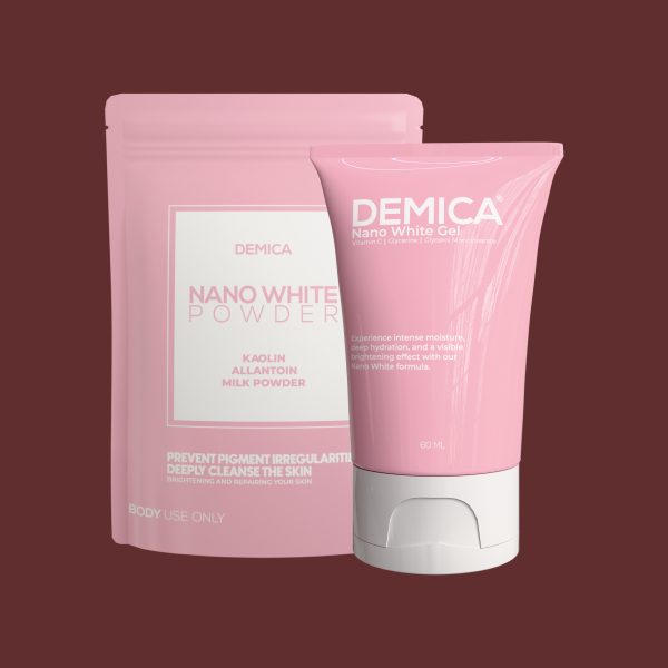 DEMICA NANO WHITE ( NANO WHITE POWDER + NANO WHITE GEL )