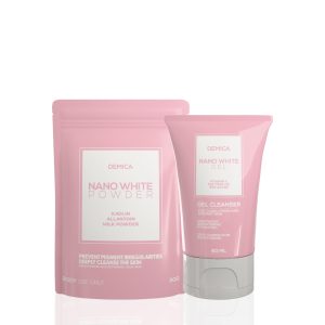 DEMICA NANO WHITE ( NANO WHITE POWDER + NANO WHITE GEL )