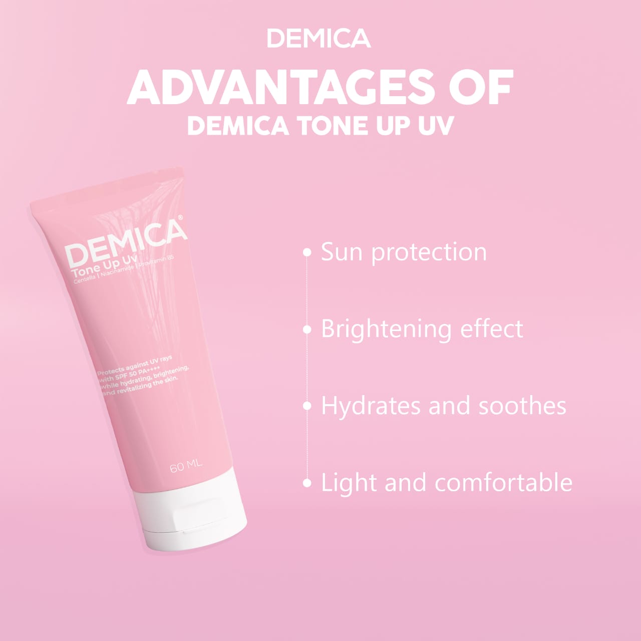DEMICA UV TONE UP SUNSCREEN - Image 2