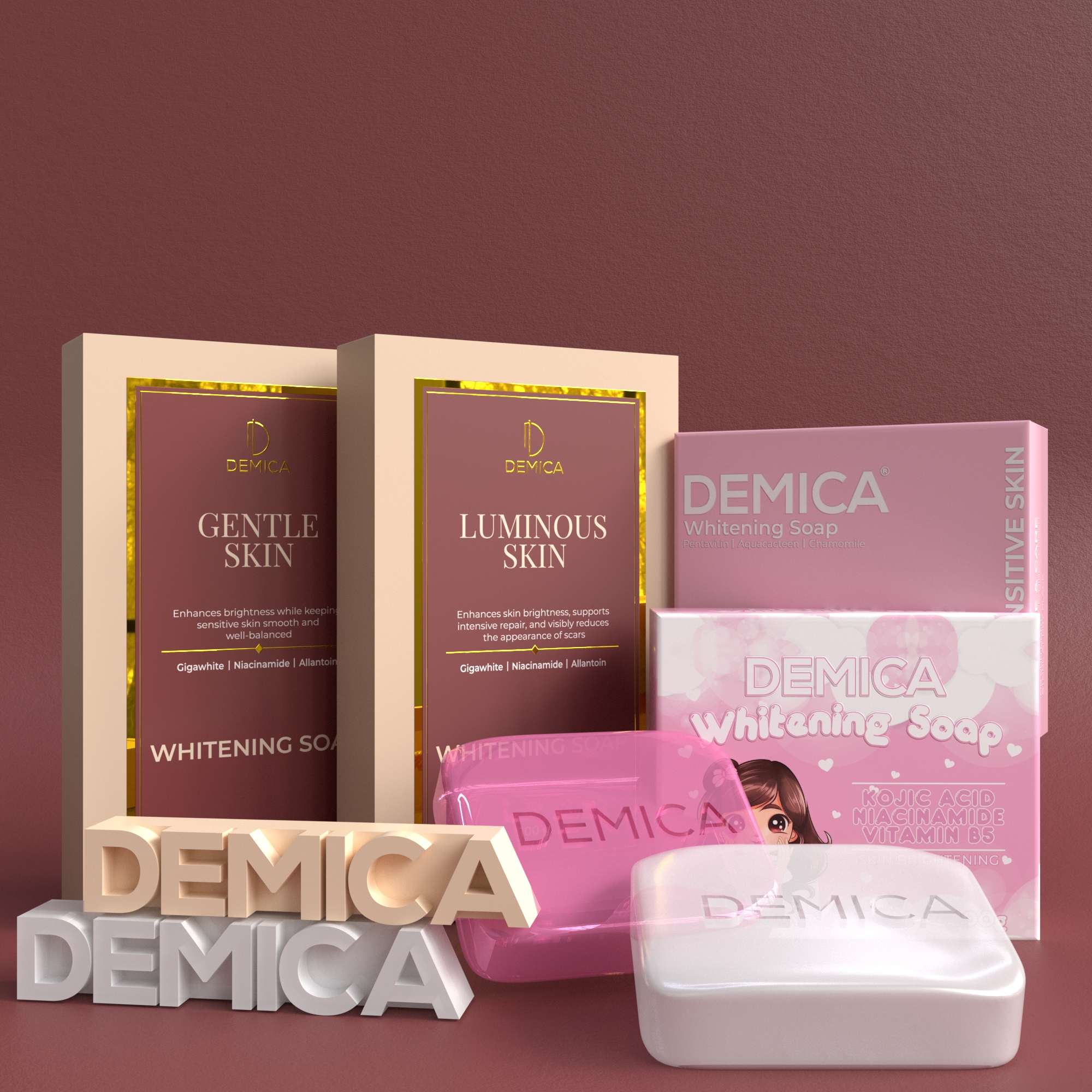 DEMICA WHITENING SOAP 100G