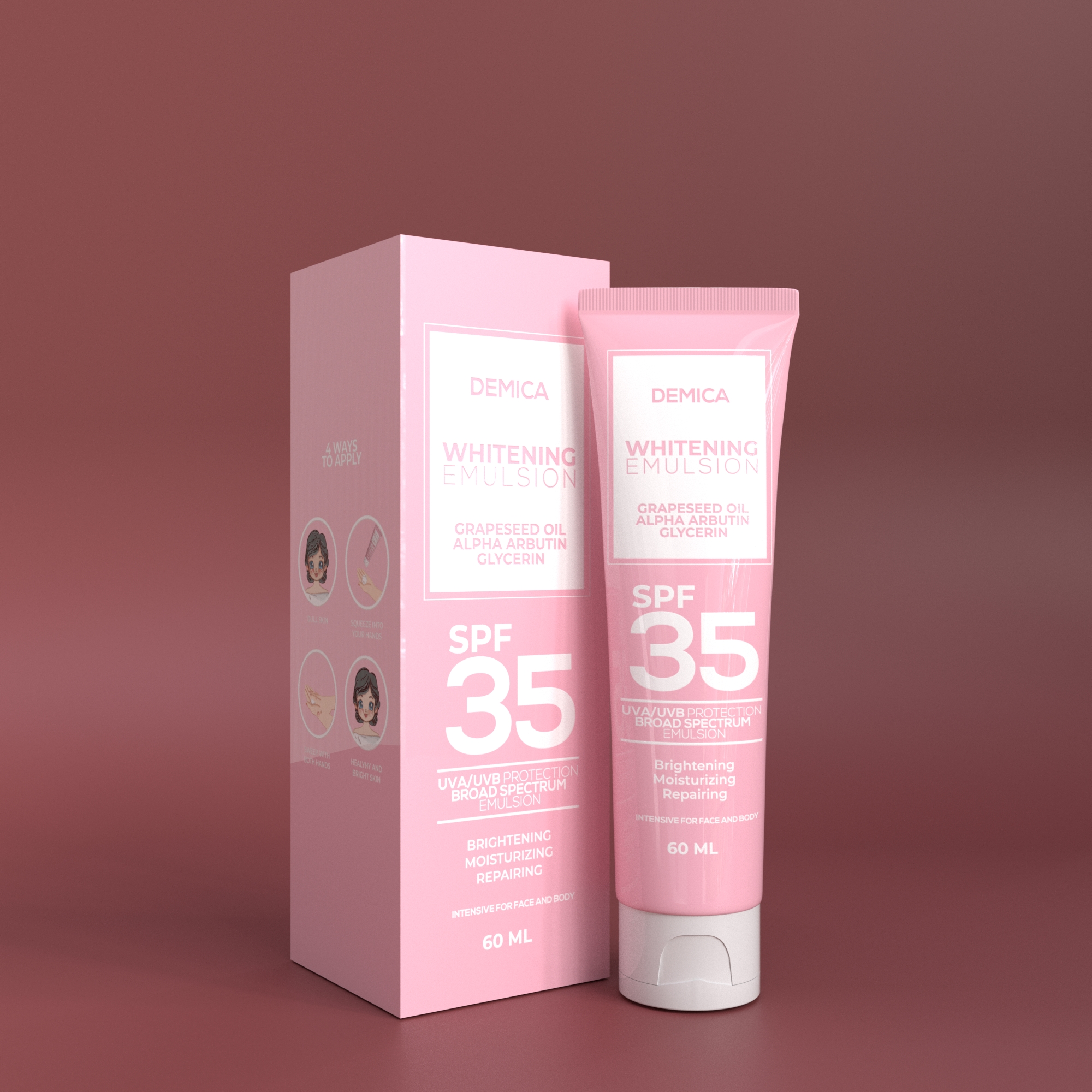 DEMICA WHITENING EMULSION 60ML