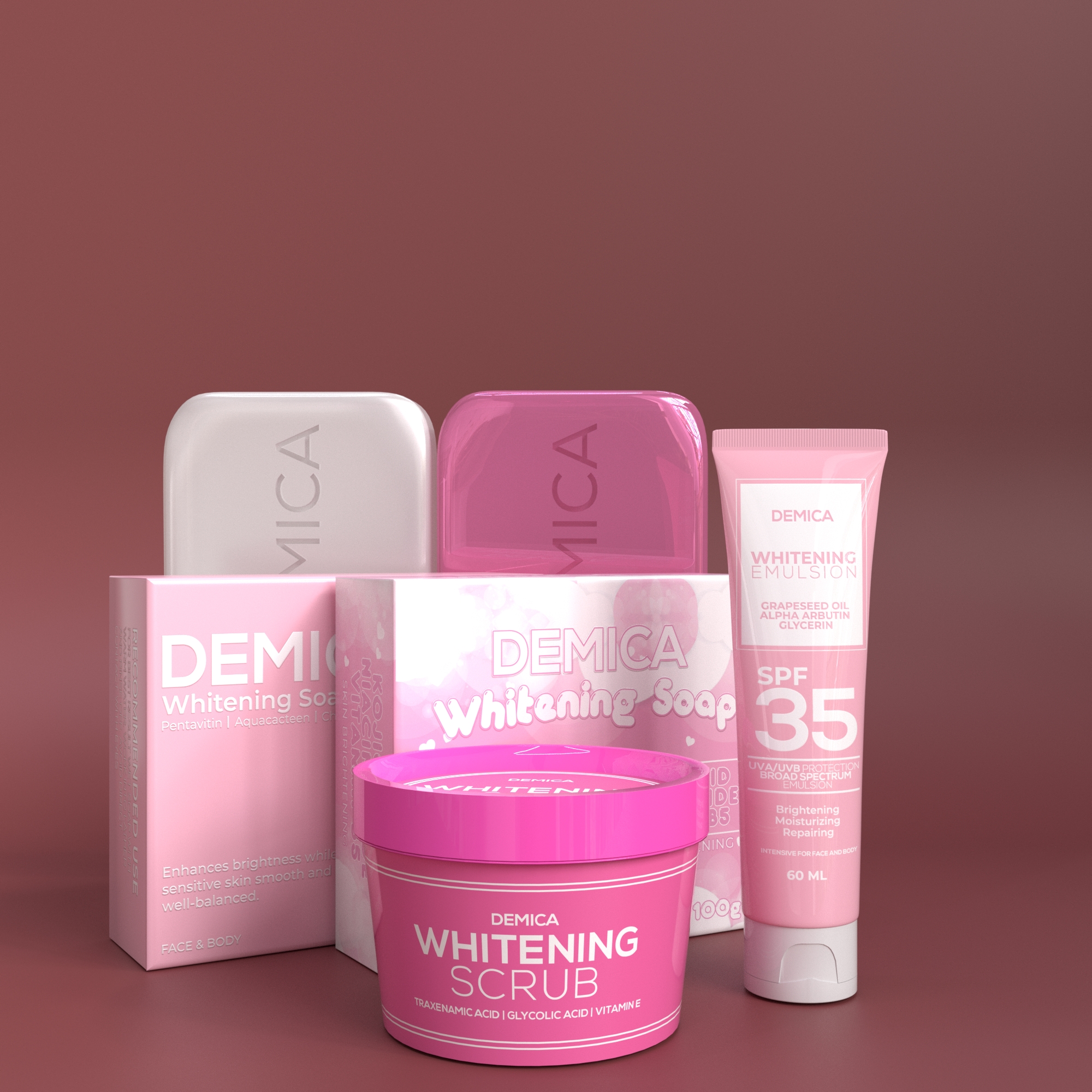 DEMICA BASIC 3 IN 1 SKINCARE SET